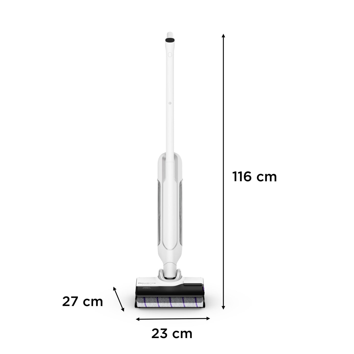 Rowenta X-Clean 10 Fregona Eléctrica Sin Cable, Wet & Dry, Autolimpieza, Secado, GZ7540WO