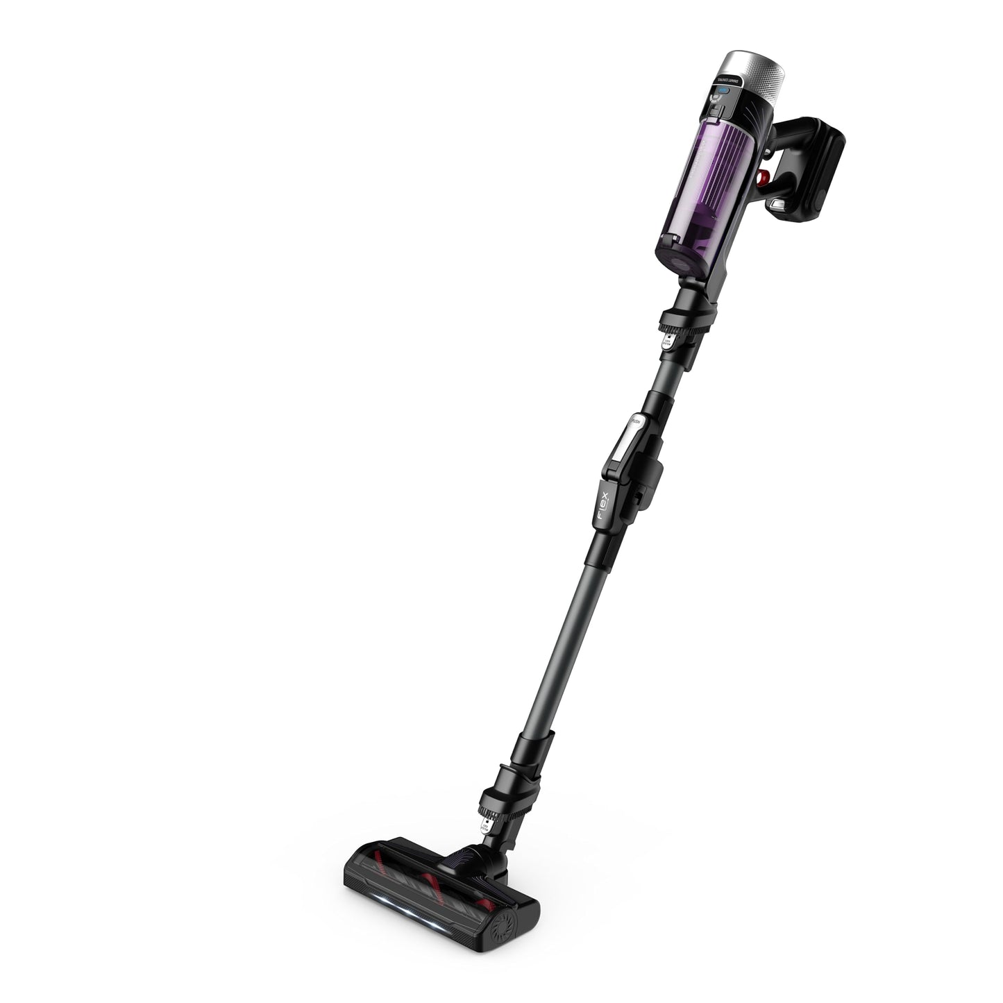 Rowenta Xforce Flex 9.60 Aspirador Escoba 200W con Tubo Flex, LED y Pantalla Smart Control
