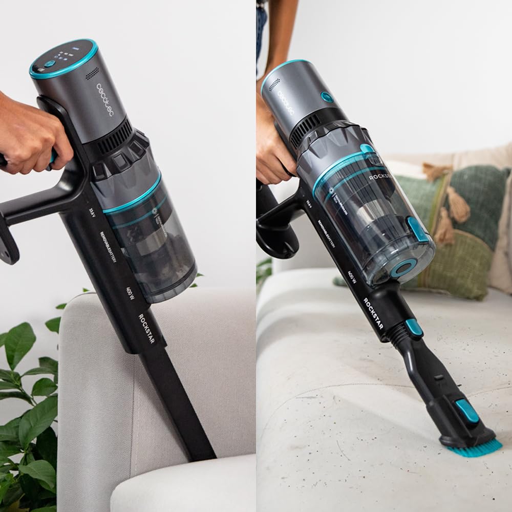 Cecotec Conga Rockstar 2500 Flex Aspiradora 400W 30kPa 65Min con Tubo Flexible y Accesorio Animal