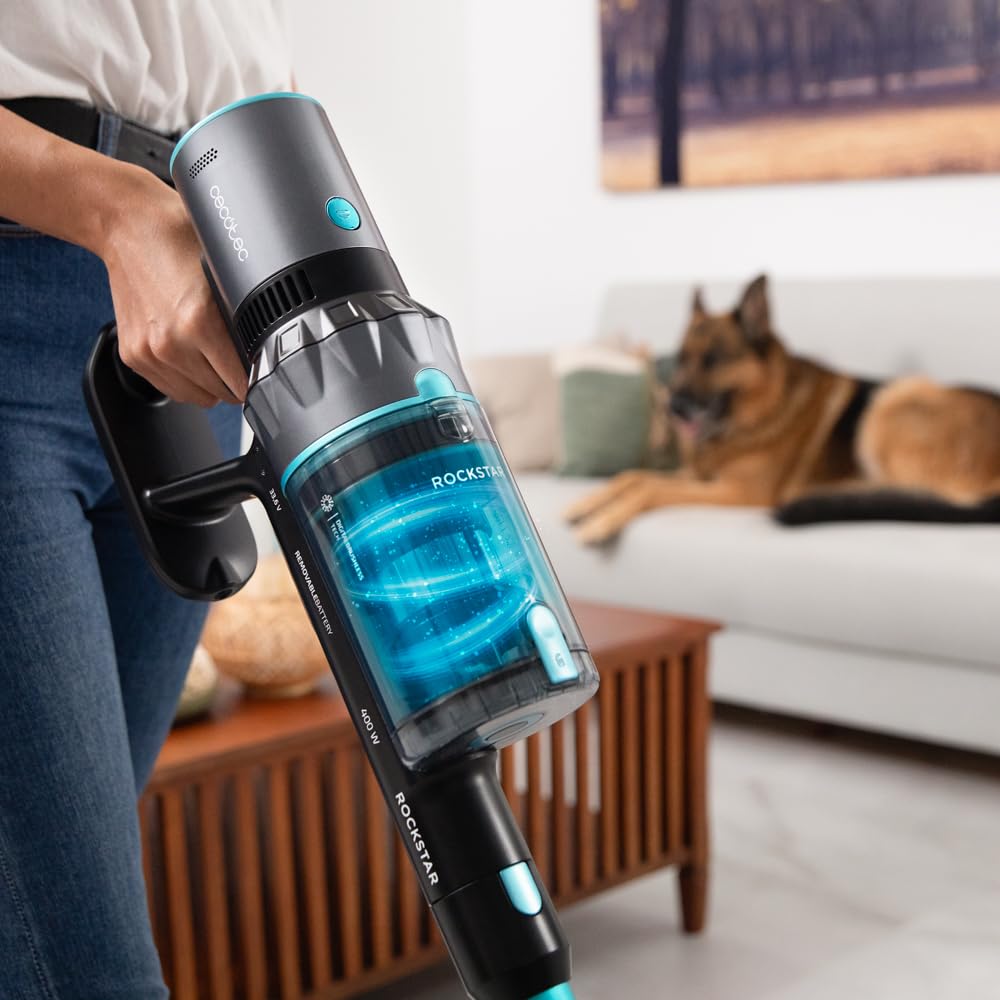 Cecotec Conga Rockstar 2500 Flex Aspiradora 400W 30kPa 65Min con Tubo Flexible y Accesorio Animal