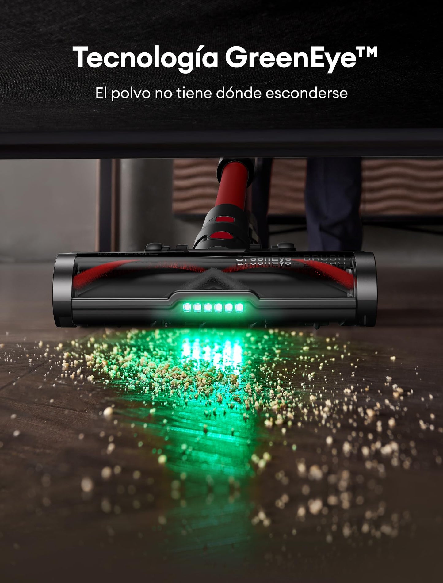 Ultenic U16 Flex Aspiradora sin Cable 50KPa 550W 60Min con Tubo Flexible y Cepillo Antienredos