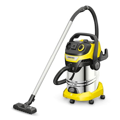 Kärcher WD 6 P S Aspiradora Seco Húmedo 1300W con Depósito 30L y Función Soplado