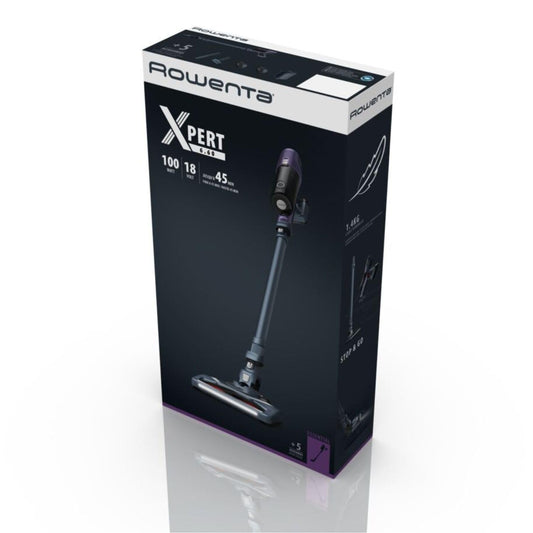 Rowenta XPert 6.60 Aspiradora Escoba sin Cable 3 en 1 con Batería de Litio y Gatillo Boost Lila