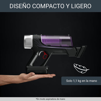 Rowenta Xforce Flex 9.60 Aspirador Escoba 200W con Tubo Flex, LED y Pantalla Smart Control