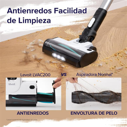 LEVOIT Aspiradora sin Cable 4 en 1 para Mascotas con Batería Extraíble y Filtro 99,9% HEPA
