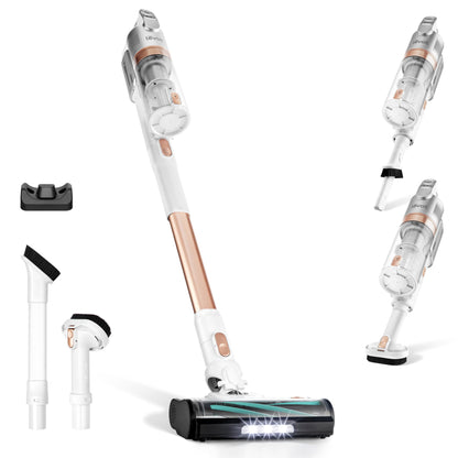 LEVOIT Aspiradora sin Cable 4 en 1, 50Min, Tecnología Antienredos, LED, para Suelo y Mascotas