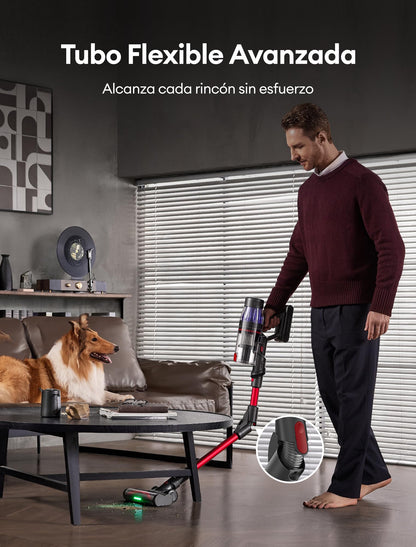 Ultenic U16 Flex Aspiradora sin Cable 50KPa 550W 60Min con Tubo Flexible y Cepillo Antienredos