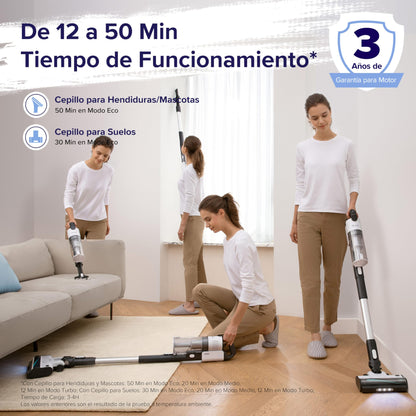 LEVOIT Aspiradora sin Cable 4 en 1 para Mascotas con Batería Extraíble y Filtro 99,9% HEPA